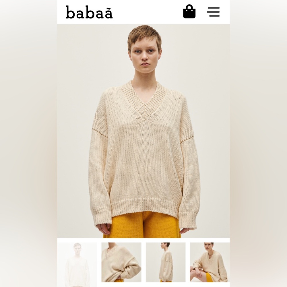 Babaa Jumper No64 Natural - Picture 12 of 13